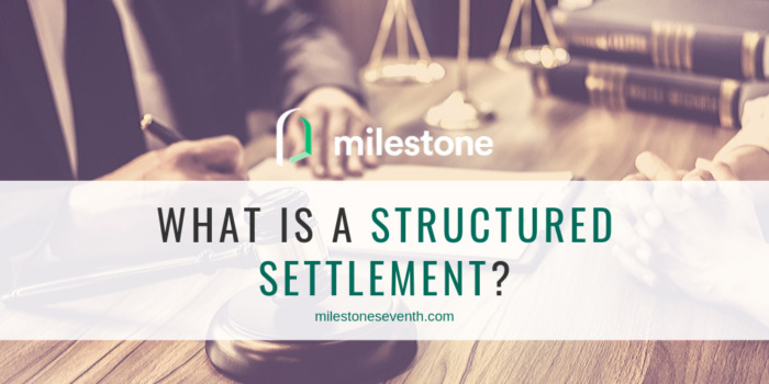 What is a structured settlement?