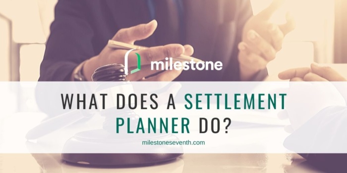 What Does a Settlement Planner Do?